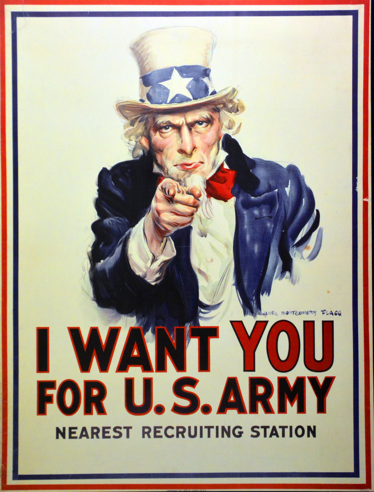 Diseño publicitario - I want you for US Army
