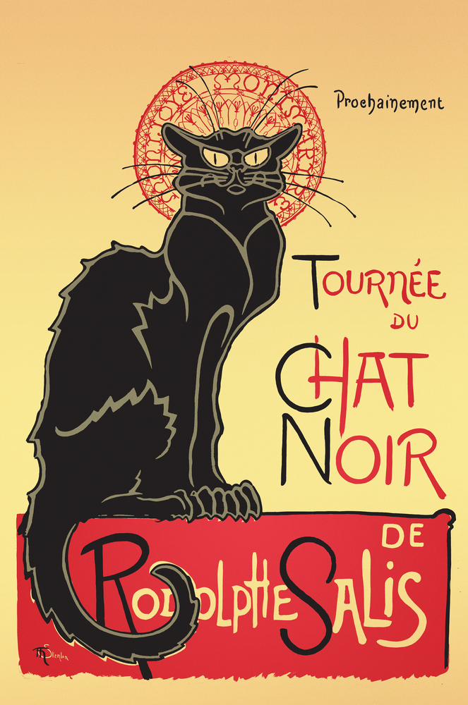 Diseño publicitario - Tournée du Chat Noir