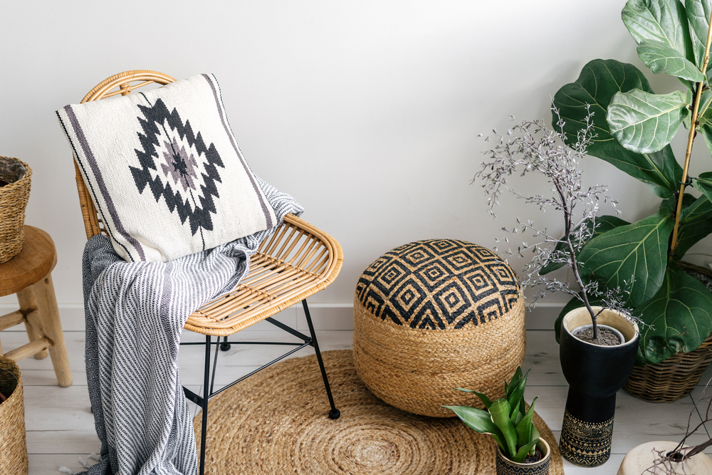 habitación estilo boho