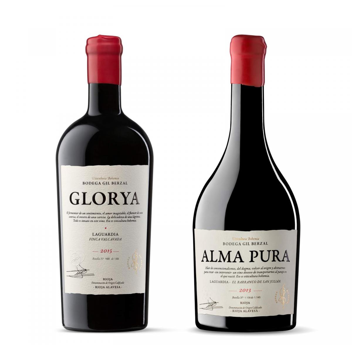 Etiqueta de vino Glorya