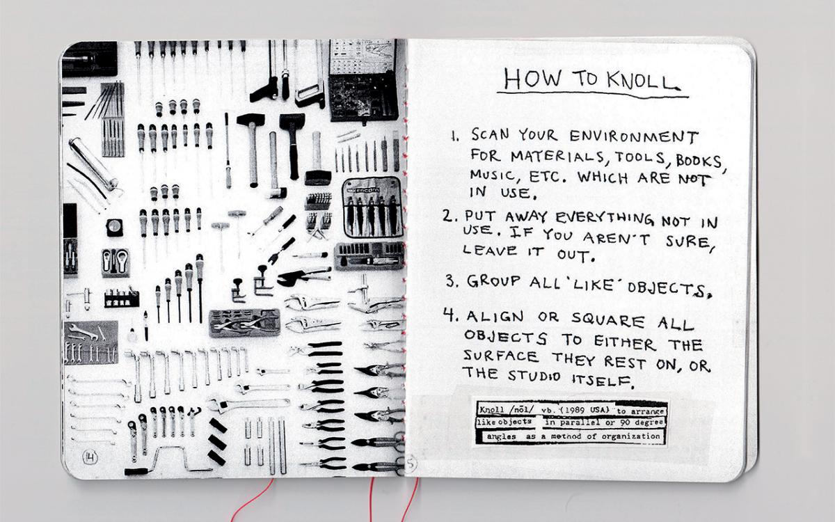 El Knolling: Un protocolo convertido en recurso formal