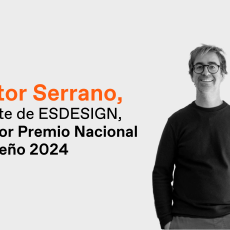 Premio Nacional de Diseño 2024 para Héctor Serrano, docente de ESDESIGN