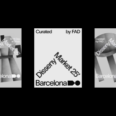 Atipus, cofundada por Jordi Blanch, firma la identidad gráfica del Disseny Market Barcelona 2025