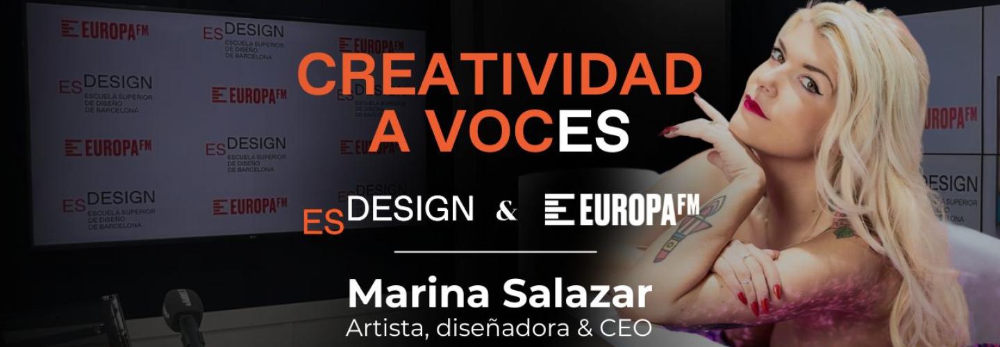 Marina Salazar sacude el arte y el diseño en el nuevo episodio de "Creatividad a Voces" Marina Salazar sacude el arte y el diseño en el nuevo episodio de "Creatividad a Voces"