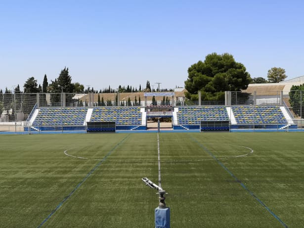 Gradería del polideportivo