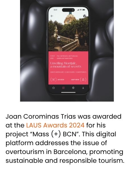 Joan Corominas Trias, awarded at the LAUS Awards 2024