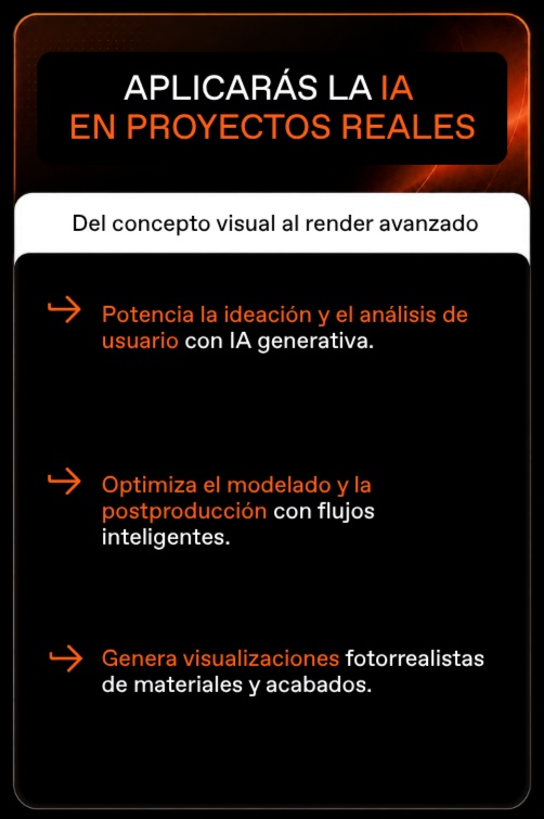 Descubre los objetivos de aprender herramientas de IA del Máster en Diseño de Producto y Modelado Digital