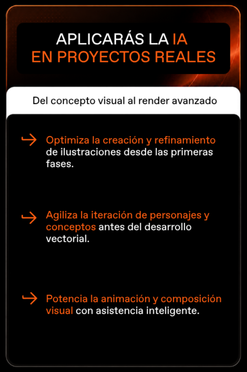 Descubre los objetivos de aprender las herramientas de IA de nuestro Ilustración y Animación Descubre los objetivos de aprender las herramientas de IA de nuestro Ilustración y Animación