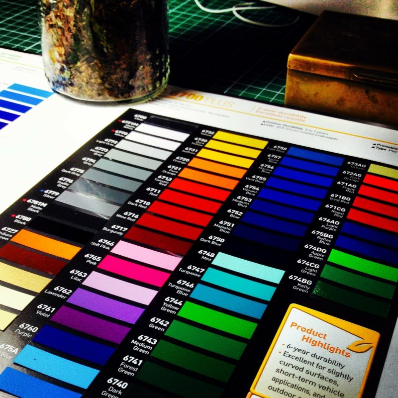 Tipos de paletas de colores