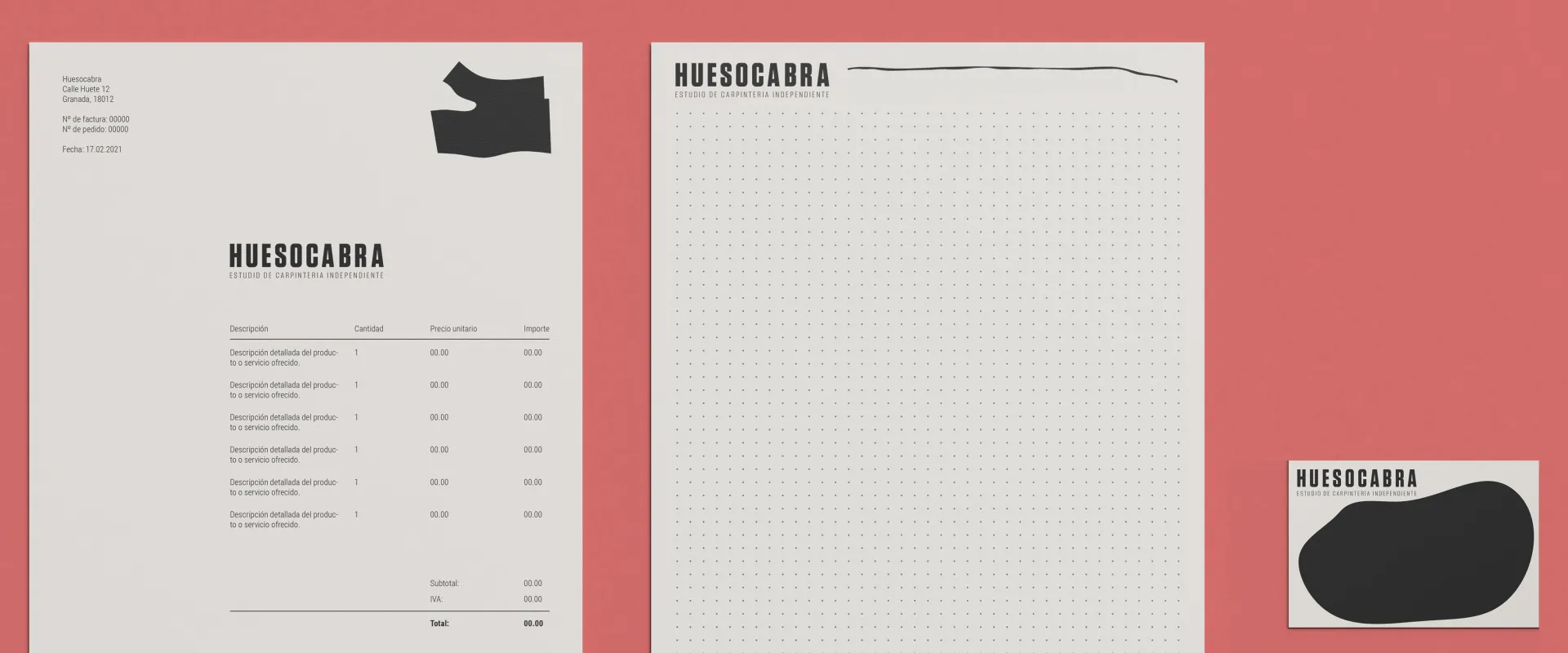 Huesocabra, estudio de carpintería independiente