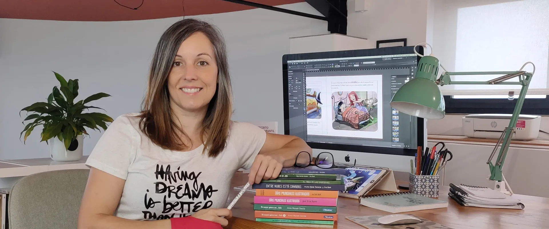 Eva Rami, ilustradora y exalumna de ESDESIGN, finalista en los 2023 International Latino Book Awards en Hollywood