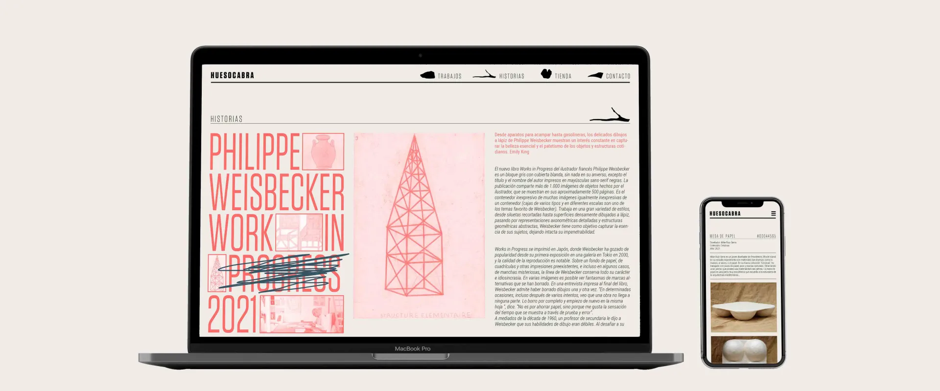 Huesocabra, estudio de carpintería independiente