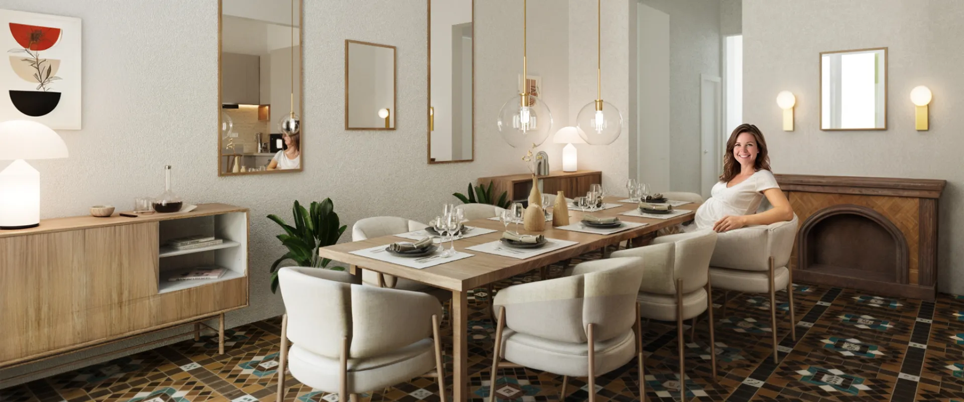 COMEDOR_Piso en el Eixample