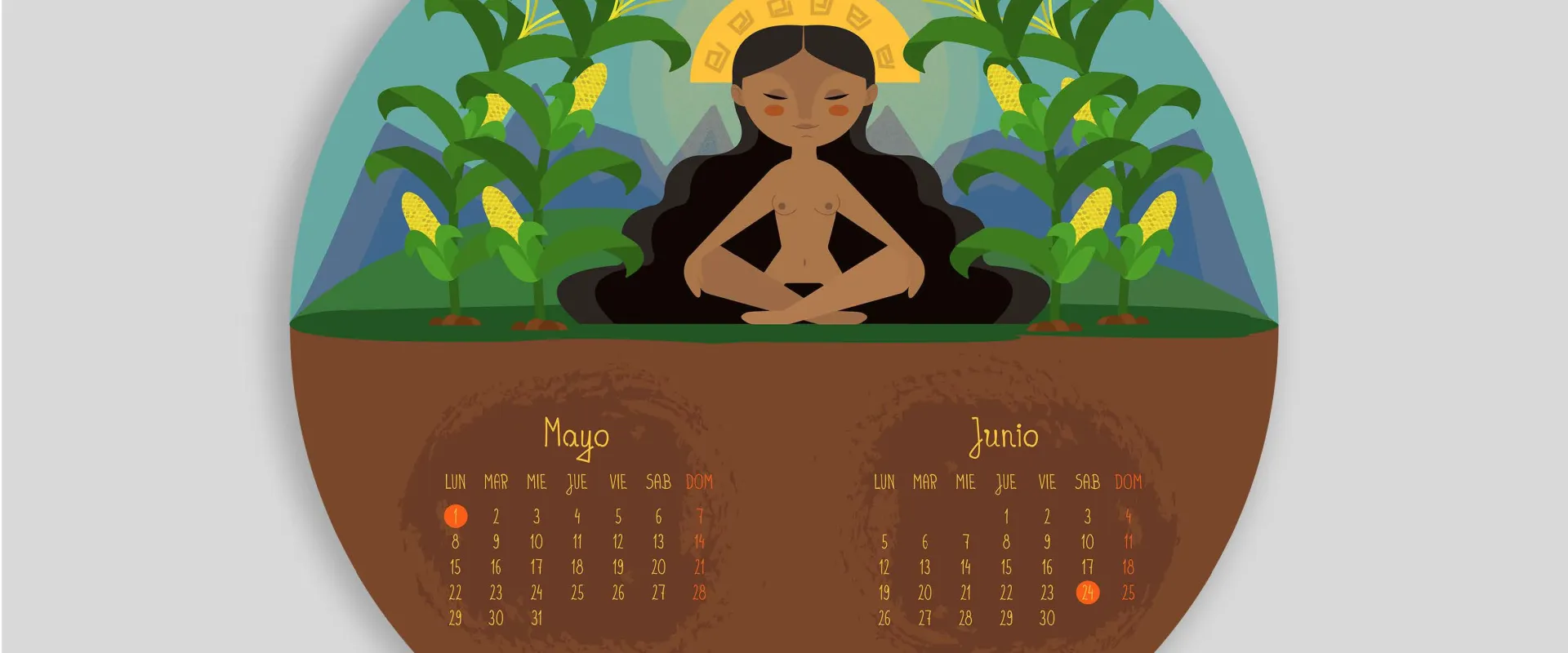 Personajes de Latinoamérica - Calendario 2023 