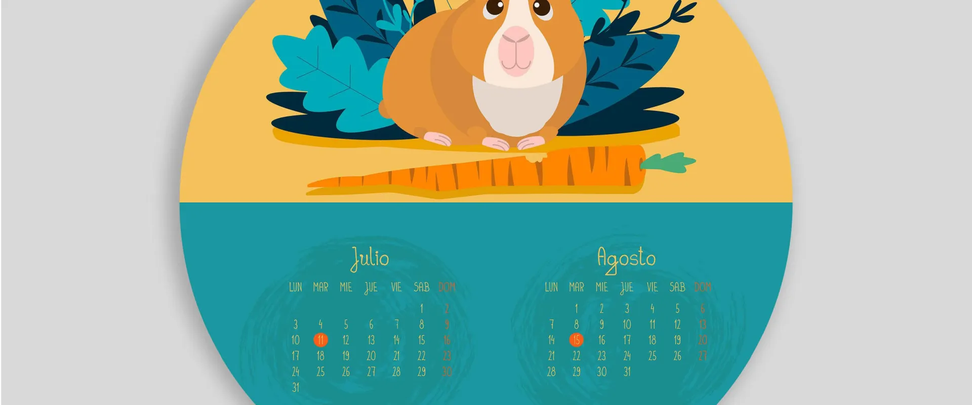 Personajes de Latinoamérica - Calendario 2023 