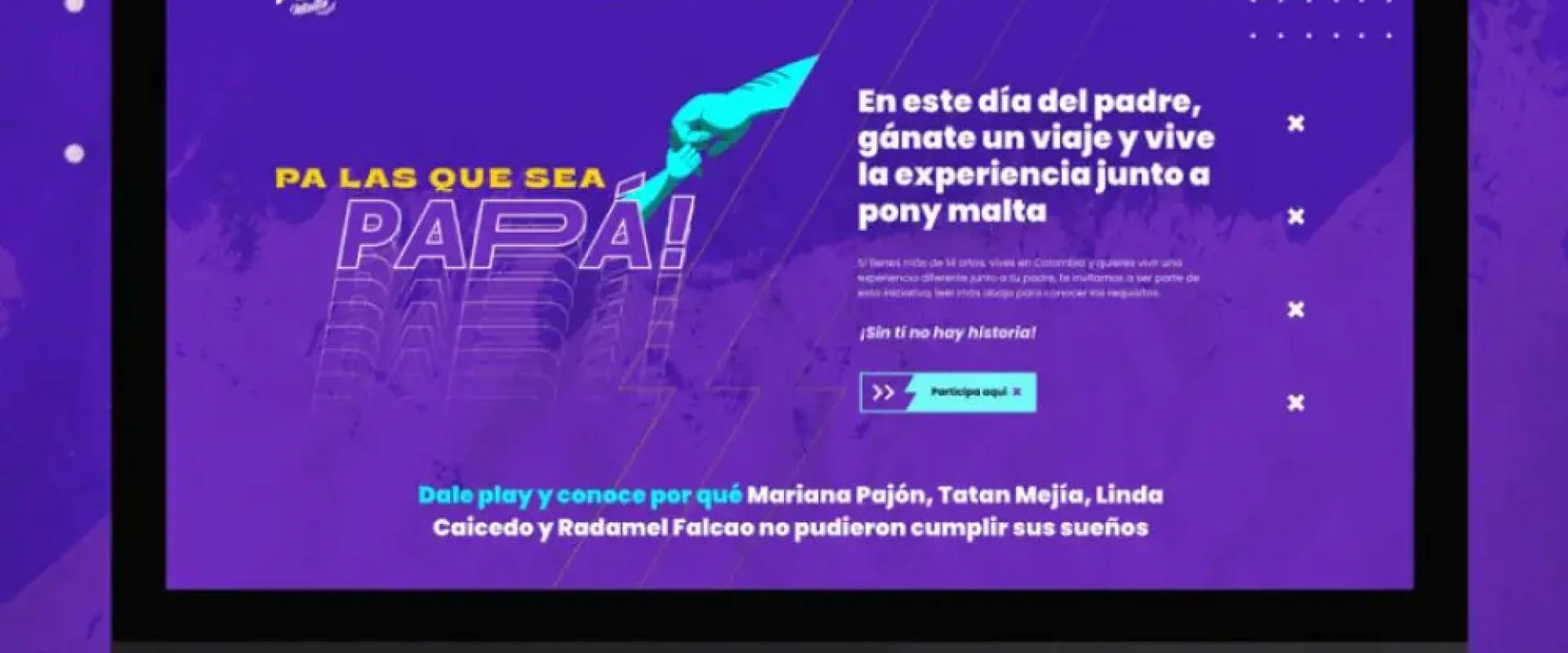 ¡Pa’ las que sea papá!