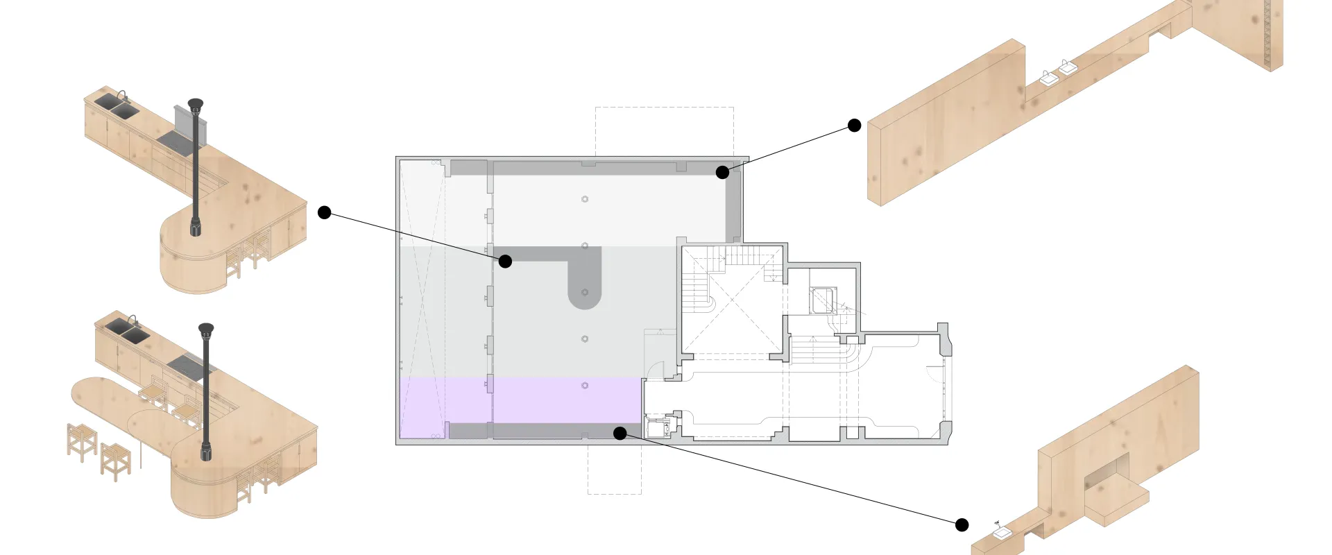 Recorrido semicircular