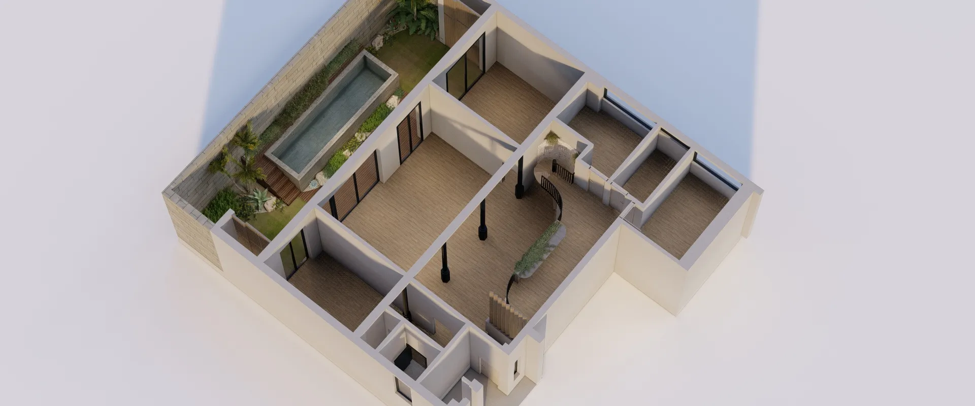 "Finca Familia 2: Propuesta arquitectónica y de estilo"