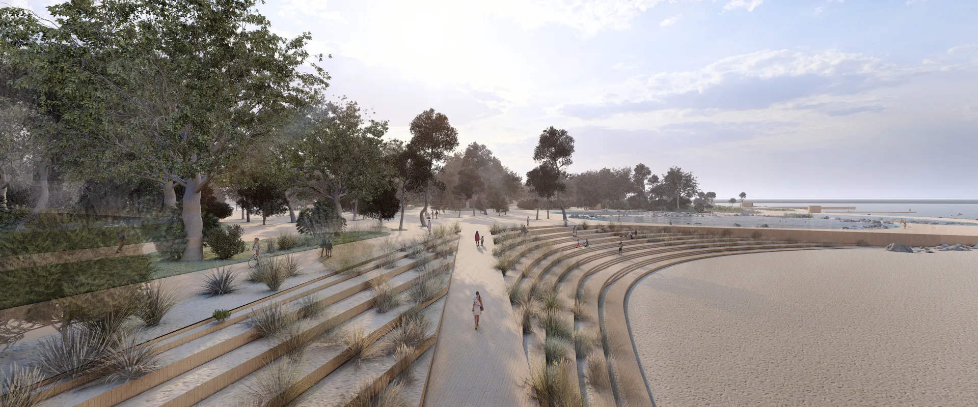 Cinturón forestal + Cinturón costero