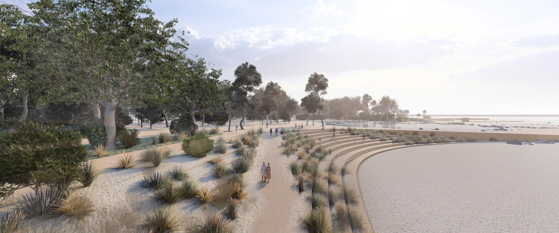 Cinturón forestal + Cinturón costero