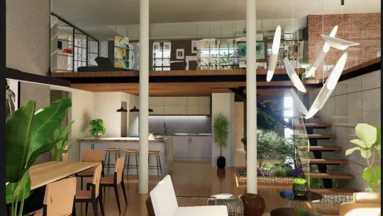 Co-living por JX Design Group