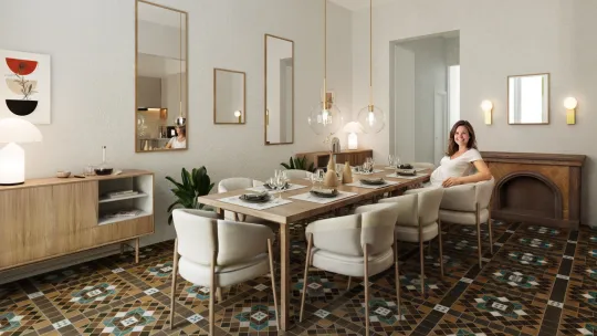 COMEDOR_Piso en el Eixample