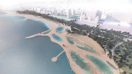 Cinturón forestal + Cinturón costero