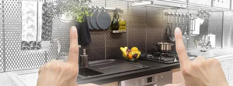 ¿Cómo son los diseños de cocinas modernas?