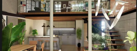 Co-living por JX Design Group