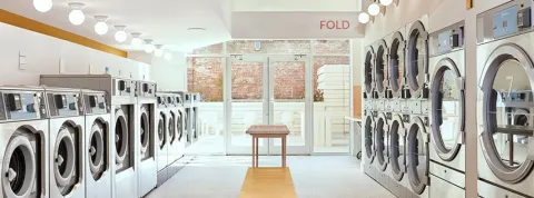 Lavandería chic-sostenible