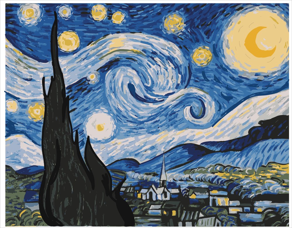 La noche estrellada