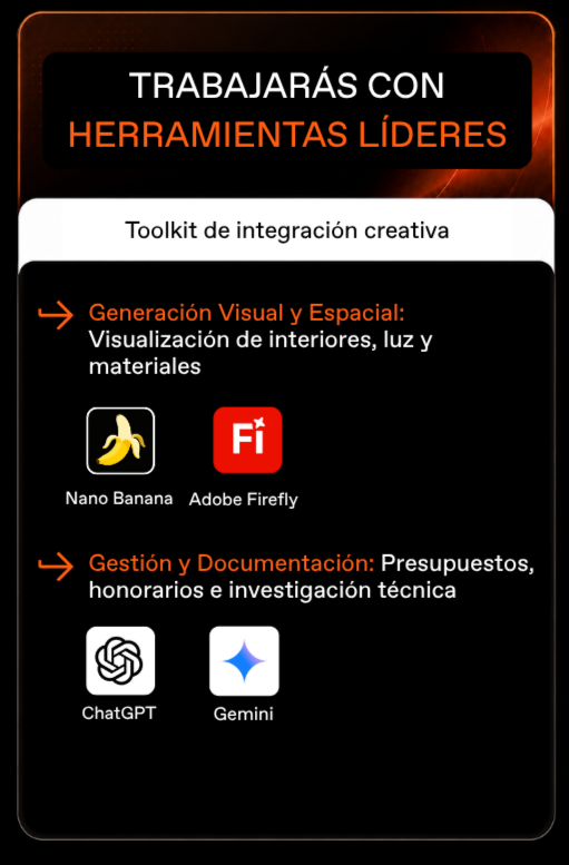 Toolkit IA - Máster en Diseño de Interiores