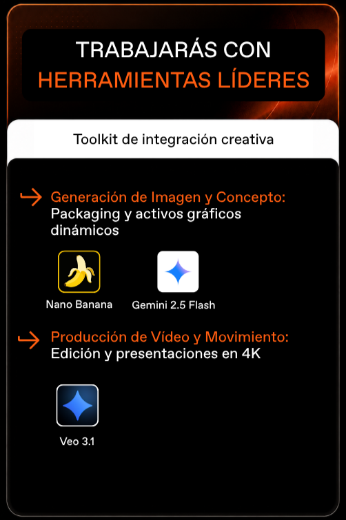 Herramientas de IA del Máster en Packaging e Identidad Visual: nano Banana, Gemini, VEO 3.1 Herramientas de IA del Máster en Packaging e Identidad Visual: nano Banana, Gemini, VEO 3.1