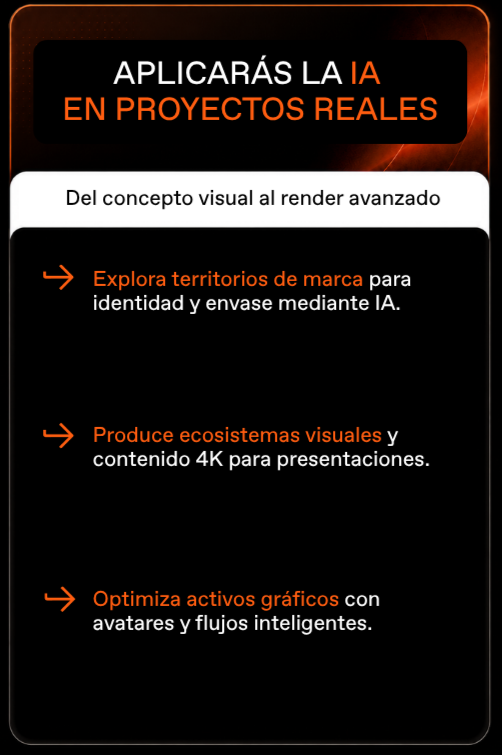 Descubre los objetivos de aprender las herramientas de IA de nuestro Doble Máster en Branding, Packaging e Identidad Visual