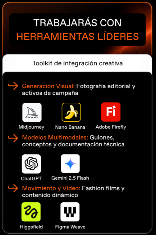 Toolkit IA - Máster en Creación y Dirección de Empresas y Marcas de Moda