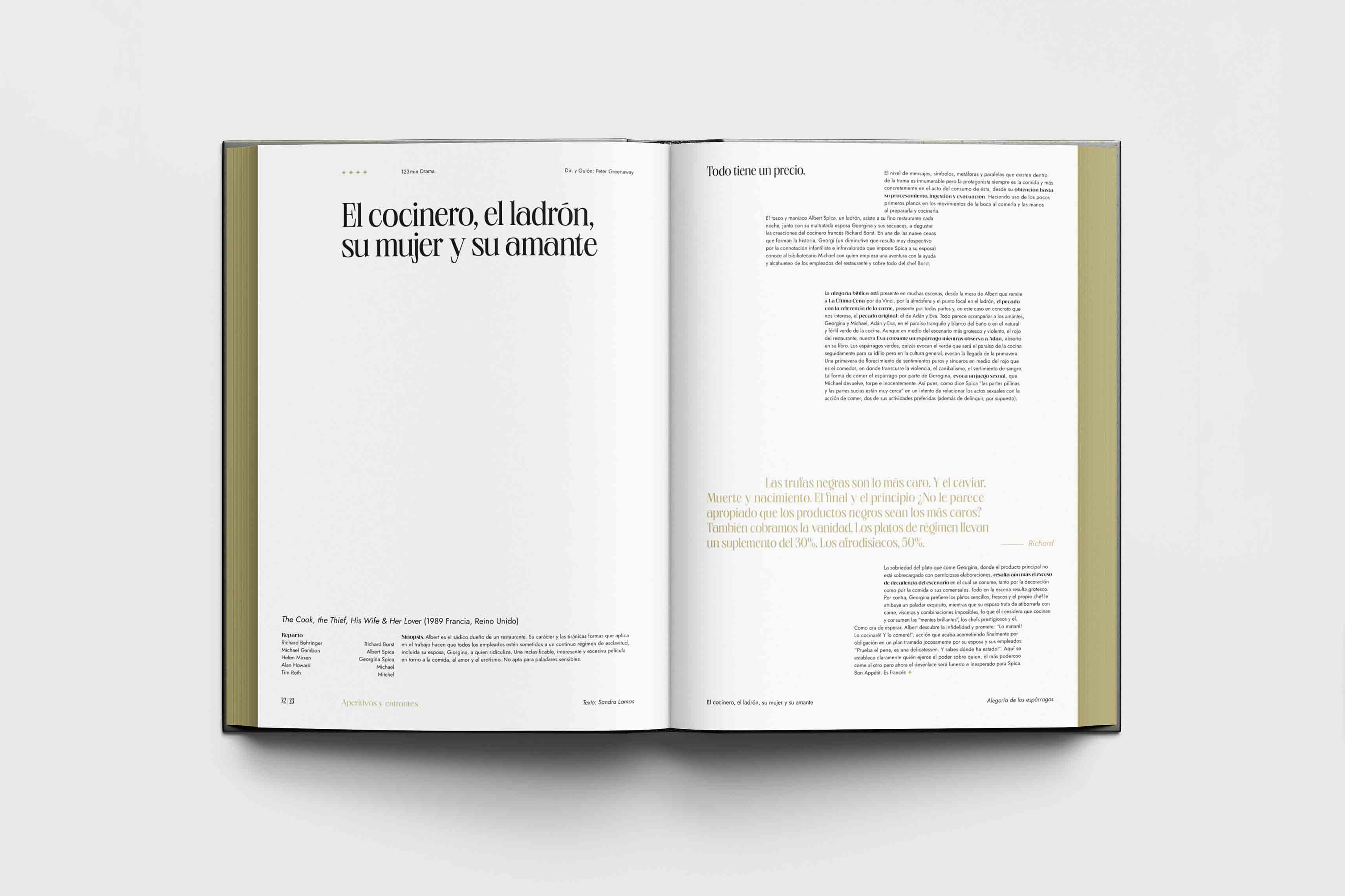 Director's cookbook