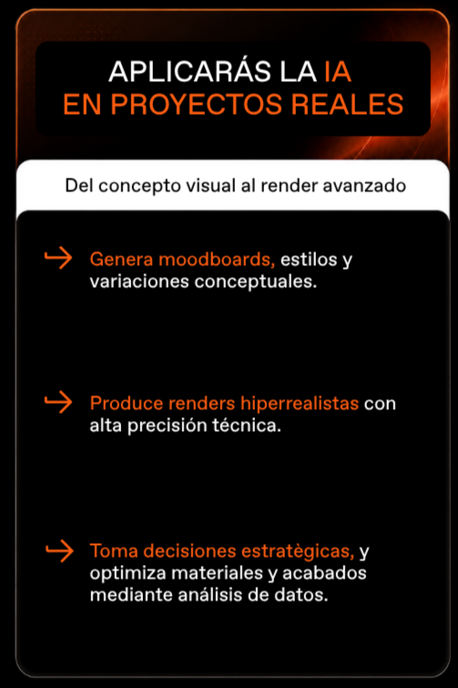Descubre los objetivos de aprender herramientas de IA del Máster en Decoración de Interiores