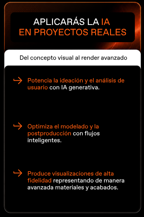 Descubre los objetivos de aprender herramientas de IA del Máster en Diseño de Producto y Modelado Digital