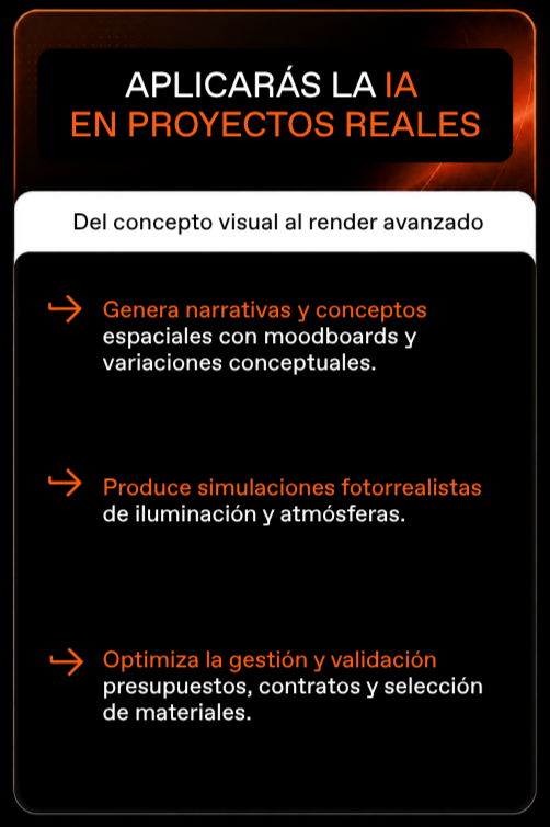 Descubre los objetivos de aprender las herramientas de IA de nuestro Doble Máster en Diseño y Decoración de Interiores