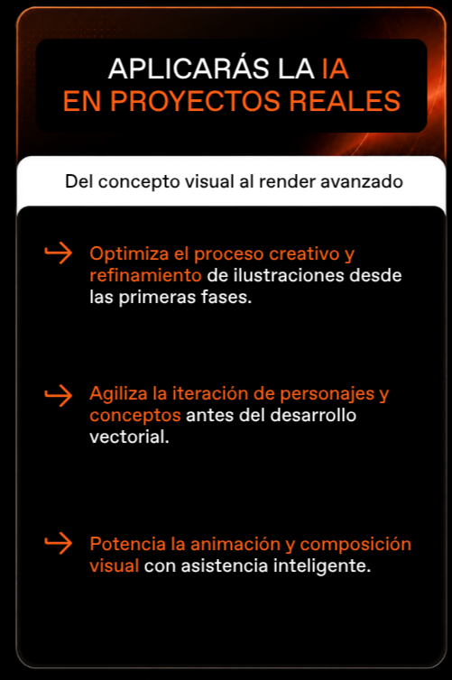 Descubre los objetivos de aprender las herramientas de IA de nuestro Ilustración y Animación