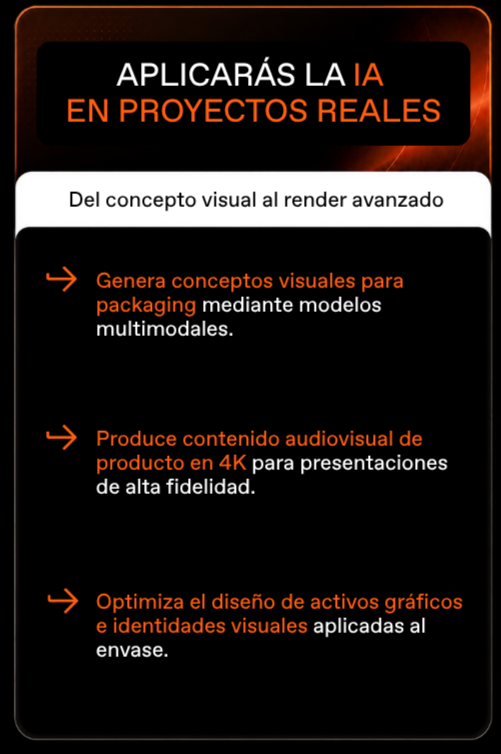 Descubre los objetivos de aprender las herramientas de IA de nuestro Máster en Packaging e Identidad Visual