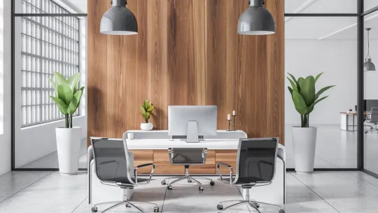 Tendencias de diseño de interiores minimalistas banner