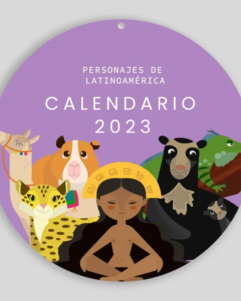 Personajes de Latinoamérica - Calendario 2023