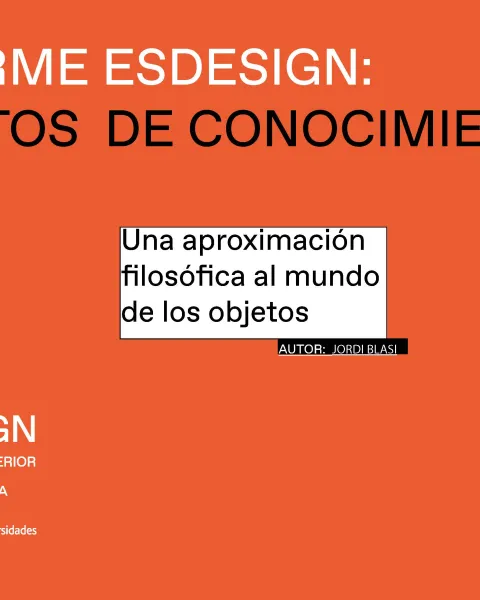 Informe ESDESIGN: Objetos de conocimiento