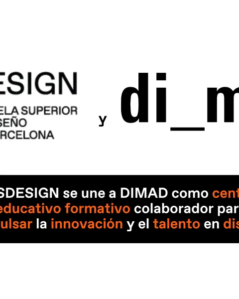 ESDESIGN se une a DIMAD como centro formativo colaborador para impulsar la innovación y el talento en diseño